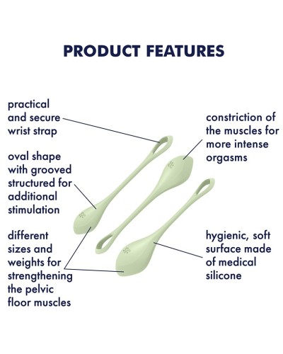 Boules Yoni power 2 Vert sextoys et accessoires sur La Boutique du Hard