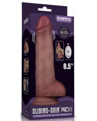 Gode vibrant Sliding Skin Pro II M - 16 x 4.5cm sextoys et accessoires sur La Boutique du Hard