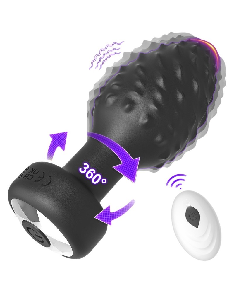 Plug vibrant rotatif Rimswim 8 x 3.7cm sextoys et accessoires sur La Boutique du Hard