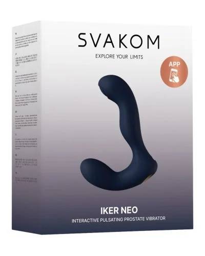 Stimulateur prostatique vibrant connecté Iker Neo 10 x 3.3cm sextoys et accessoires sur La Boutique du Hard