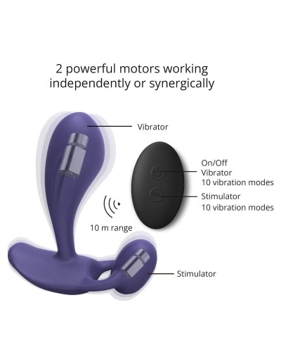 Stimulateur prostatique vibrant Witty 9 x 3.1cm sextoys et accessoires sur La Boutique du Hard