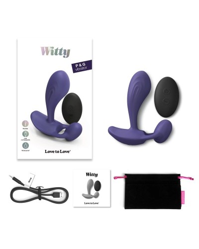 Stimulateur prostatique vibrant Witty 9 x 3.1cm sextoys et accessoires sur La Boutique du Hard