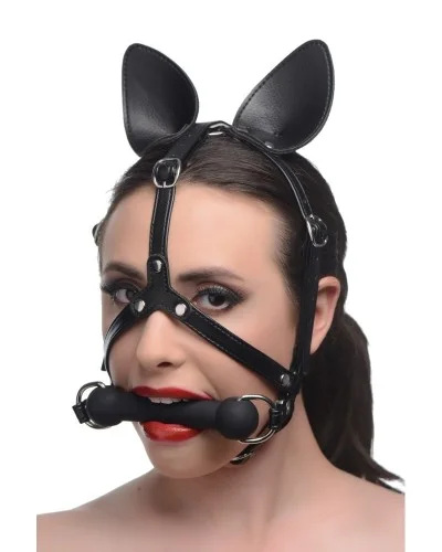 Harnais de Tête Dark Horse Simili sextoys et accessoires sur La Boutique du Hard