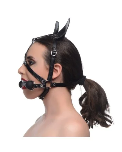 Harnais de Tête Dark Horse Simili sextoys et accessoires sur La Boutique du Hard