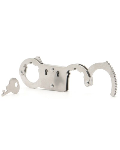 Menottes de pouces Fingyblok Métal sextoys et accessoires sur La Boutique du Hard