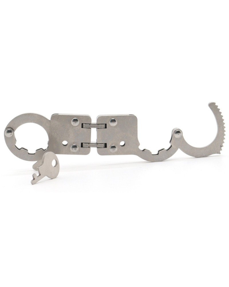 Menottes de pouces articulées Fingy Restrict Métal sextoys et accessoires sur La Boutique du Hard