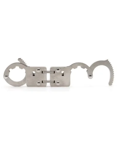 Menottes de pouces articulées Fingy Restrict Métal sextoys et accessoires sur La Boutique du Hard