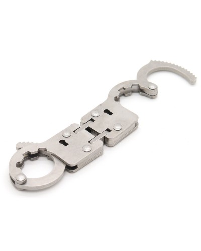 Menottes de pouces articulées Fingy Restrict Métal sextoys et accessoires sur La Boutique du Hard