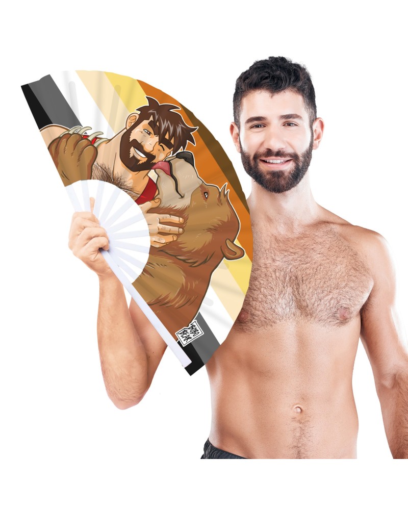 Éventail Bear kiss 64cm sextoys et accessoires sur La Boutique du Hard