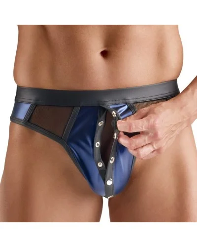 String avec boutons Notto Noir-Bleu sextoys et accessoires sur La Boutique du Hard
