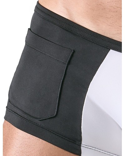 Boxer sexy Nestor Noir-Blanc sextoys et accessoires sur La Boutique du Hard