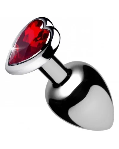 Plug bijou Heart Gem Rouge 6.5 x 2.7 cm