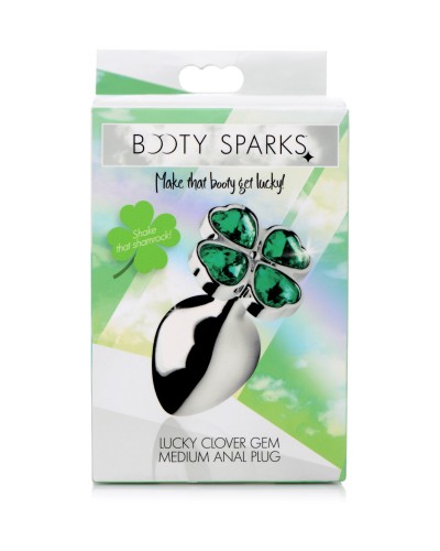 Plug bijou Lucky Gem Trèfle 7.5 x 3.2 cm