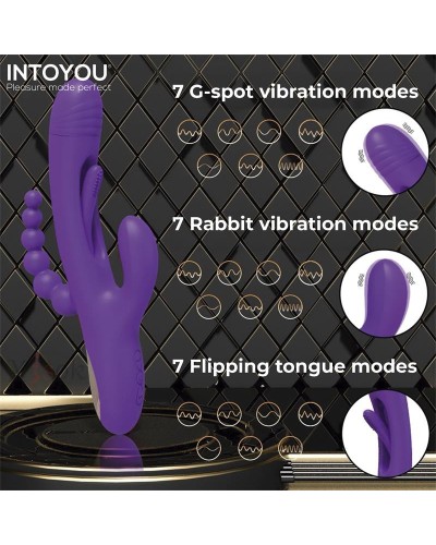 Vibro rabbit chapelet anal Triya 14 x 3.6cm