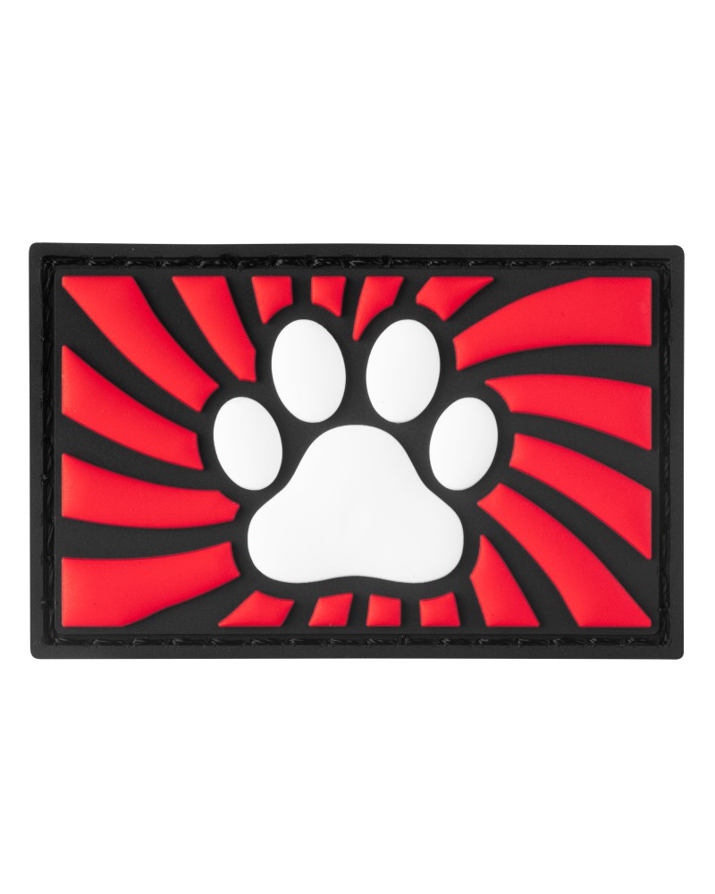 Tag Paw avec scratch Rouge