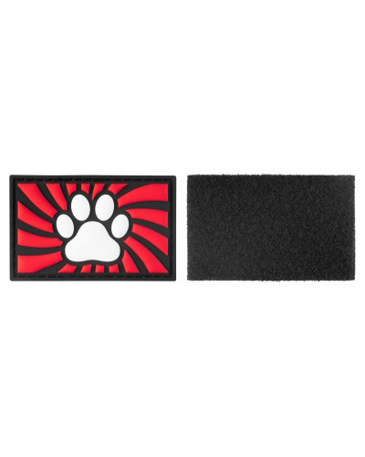 Tag Paw avec scratch Rouge