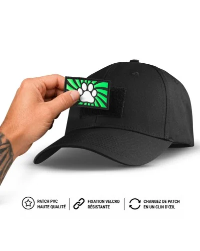 Casquette Fuck & Fist Tag Paw Vert