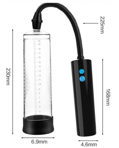 Pompe à pénis automatique Vackus Pump 20 x 5.7cm