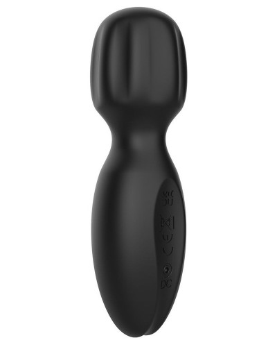 Mini Wand Lunius 11 cm Noir - 10 Vibrations