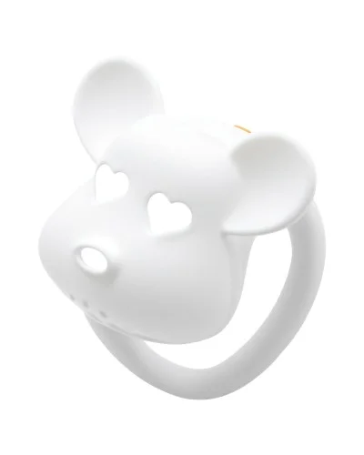 Cage de chasteté Bear Lock 5 x 3.1 cm Blanche