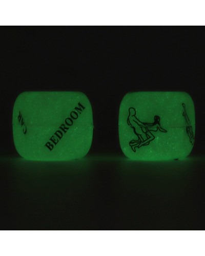 Dés coquins Glow dark