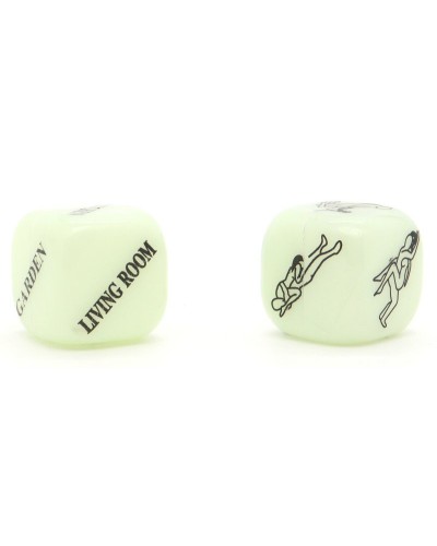 Dés coquins Glow dark