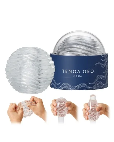 Masturbateur Tenga Geo Transparent - Aqua