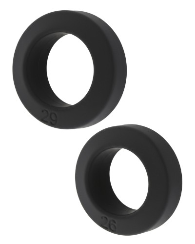 Lot de 2 Cockrings Double Stackers 26-29mm