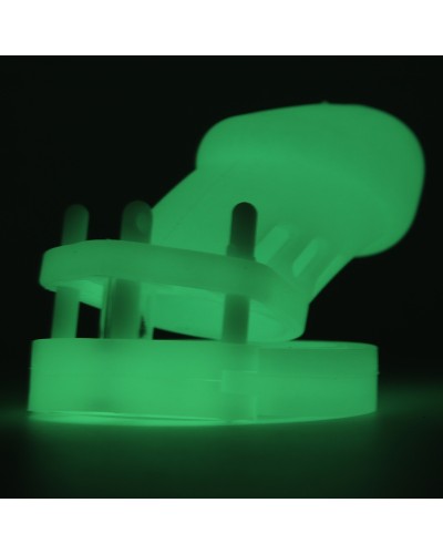 Cage de chasteté phosphorescente Phoscock M 10.5 x 2.7cm