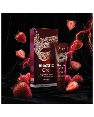 Gloss à lèvres picotant Electric Oral Fraise 10ml