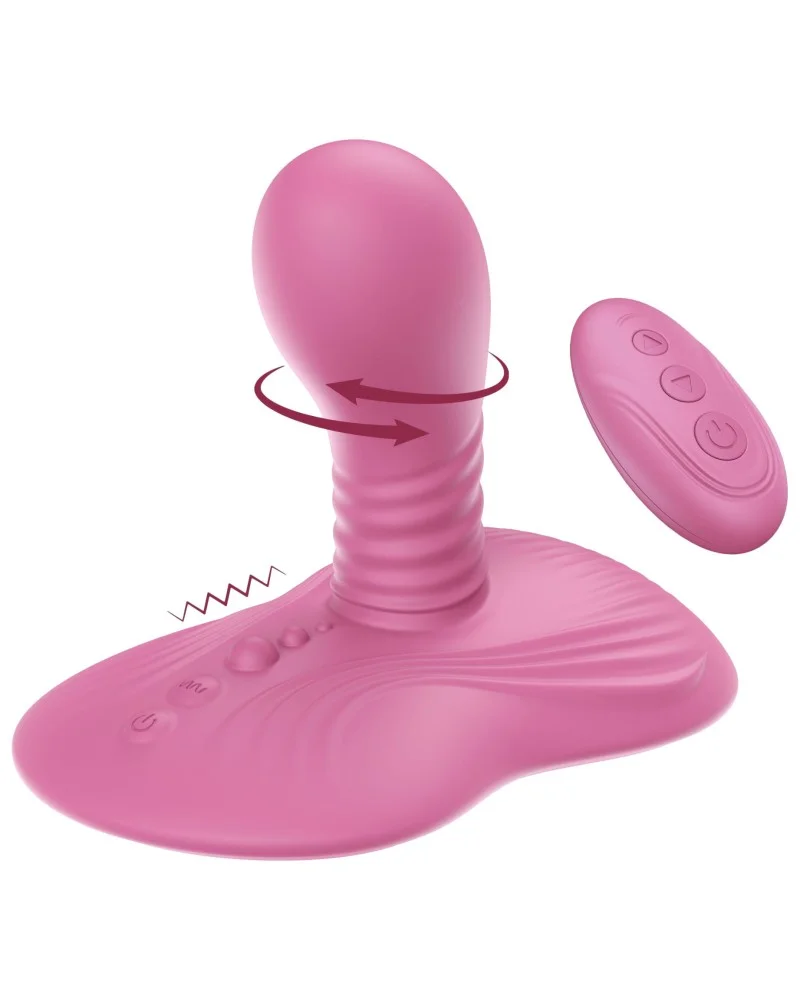 Double stimulateur vibrant rotatif Joystickball 9 x 4.5cm