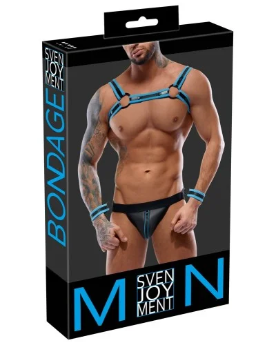 Harnais Jock Oulys Noir-Bleu