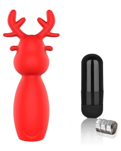 Mini vibro Chrismasrein 7 x 2.1cm