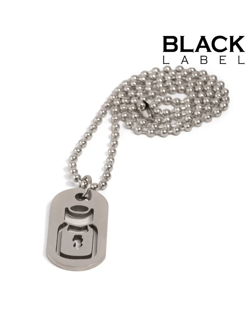 Plaque DogTag Kink Bottle Pop 4.5 x 2.5cm