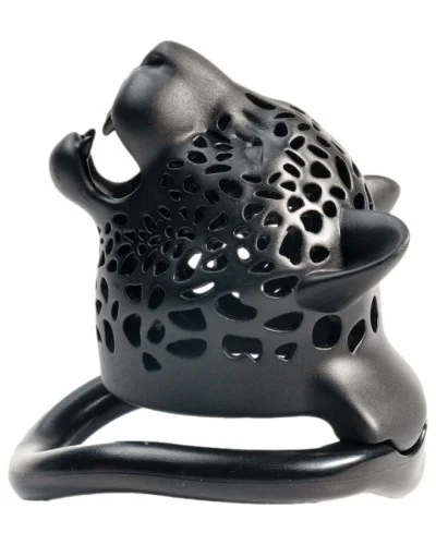 Cage Léopard 7 x 3.3 cm Noire