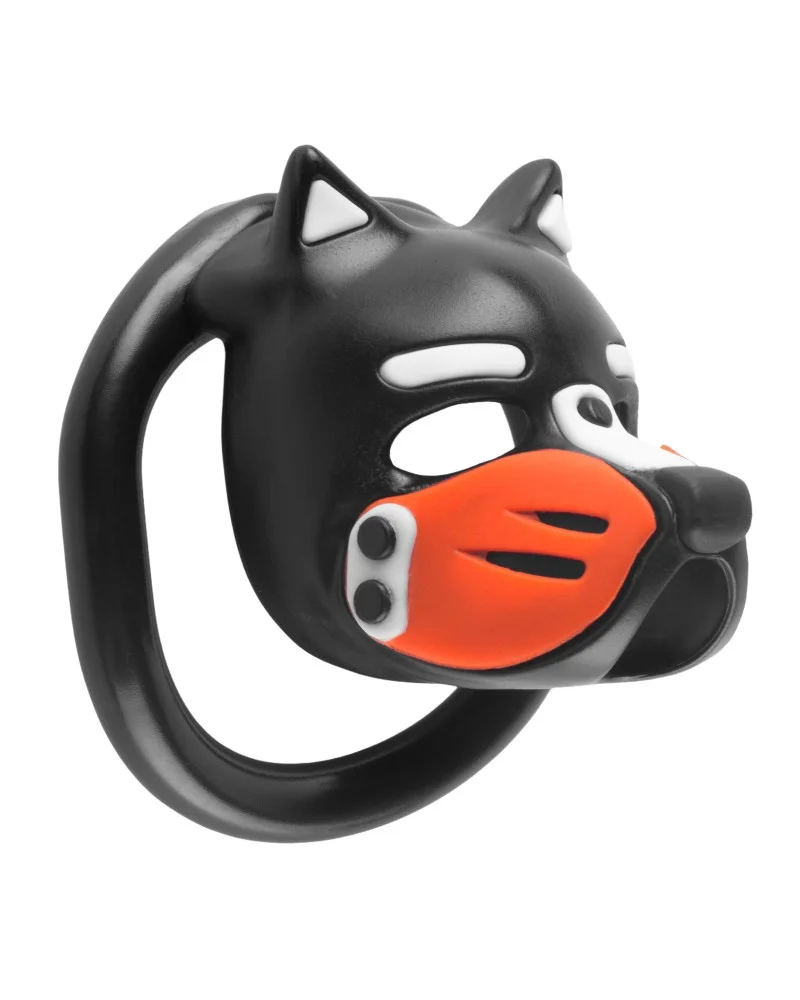 Cage Puppy 4.5 x 3.2 cm Noir-Orange