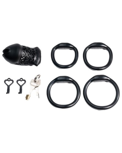 Cage Fivheart 8 x 3.2 cm Noire