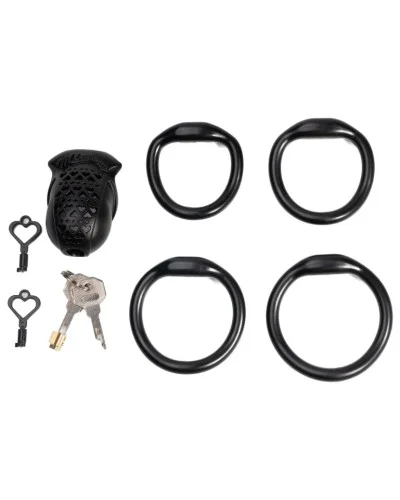 Cage Miss Heart 6.5 x 3.1 cm Noire
