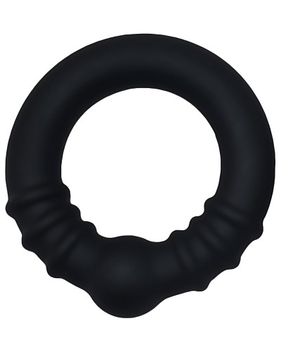 Cockring avec boule Steel Core M 35 mm Noir