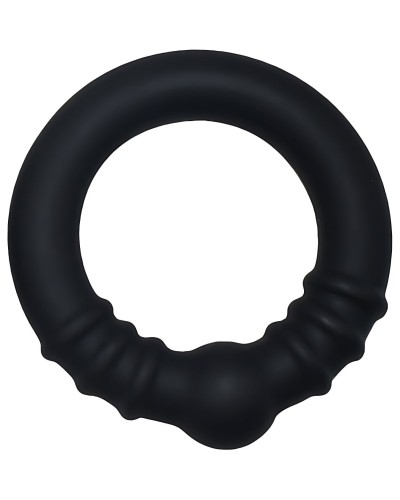 Cockring avec boule Steel Core L 42 mm Noir