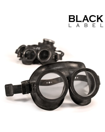 Véritables Lunettes Rubber Goggles Noires