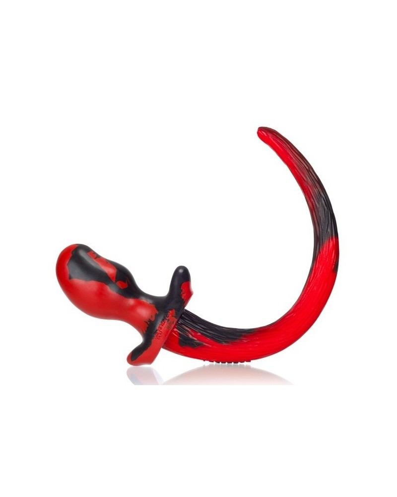 Plug Queue de chien Mastiff 12 x 7 cm Rouge pas cher