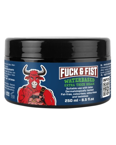 Lubrifiant épais Eau Fuck & Fist Extra Thick Relax 250ml