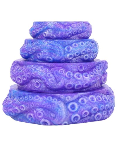 Lot de 4 Cockrings Oktopus Violets