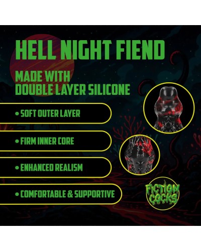 Plug Hell Night Fiend17 x 7 cm Rouge