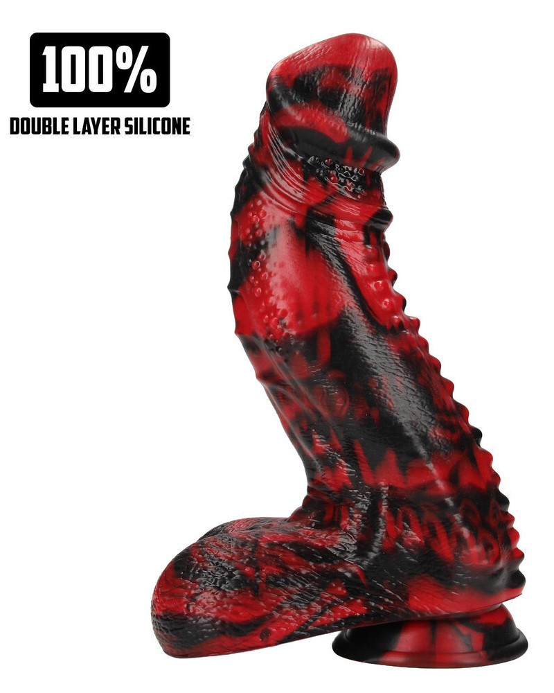Gode Dark Lycan Spawn 18 x 6 cm Rouge