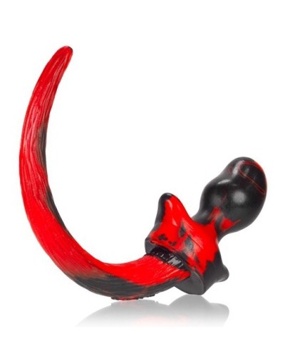 Plug Queue de chien Swirl 8.5 x 4.4 cm Rouge pas cher