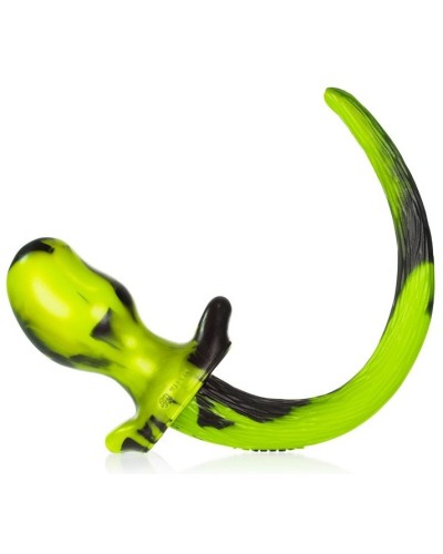 Plug Queue Puppy Tail Bulldog 11.5  x 6 cm Jaune pas cher