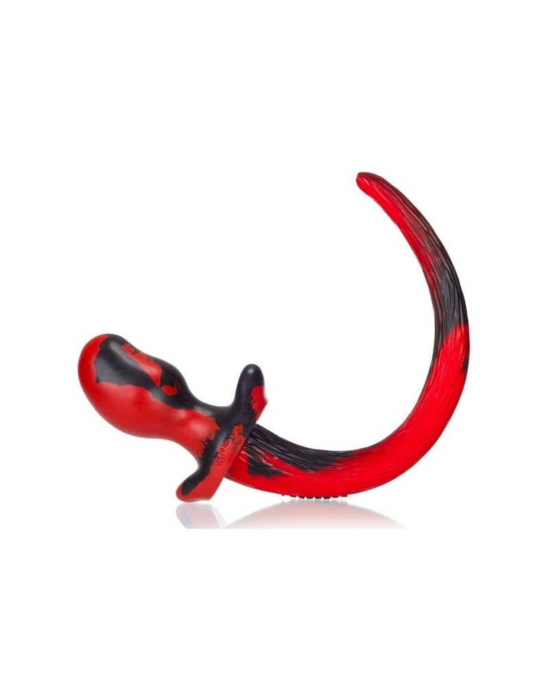 Plug Queue Puppy Tail Bulldog 11.5 x 6 cm Rouge pas cher