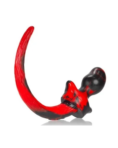 Plug Queue Puppy Tail Bulldog 11.5 x 6 cm Rouge pas cher